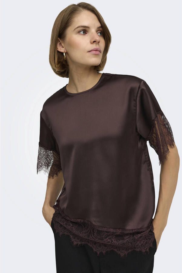 Only Indona 2 4 Satin Top Dames - Foto 3