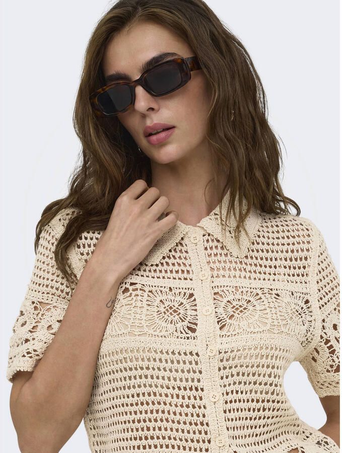 ONLY top crochet crème - Foto 3