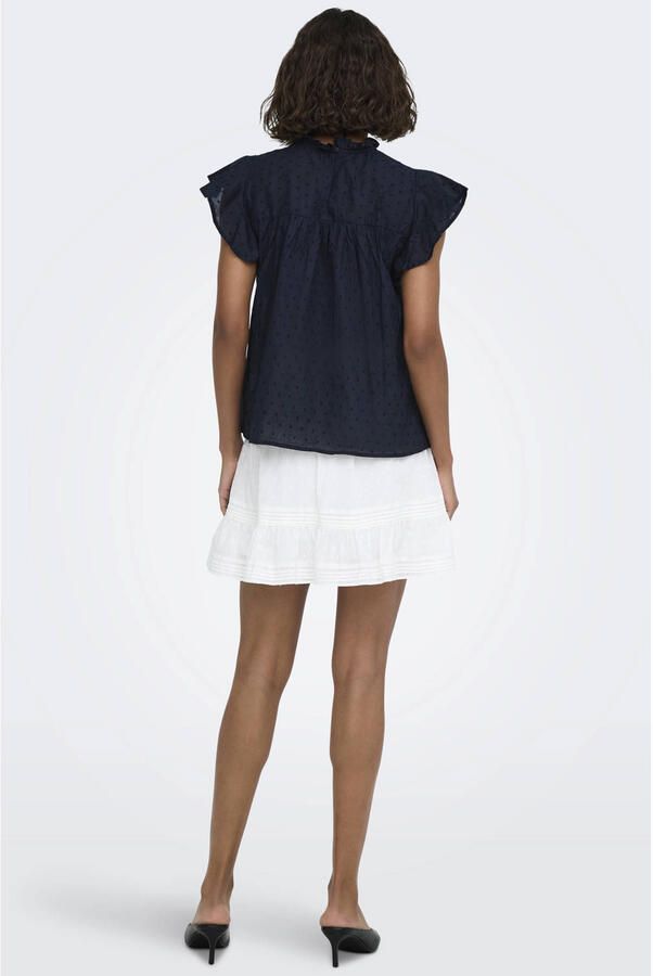 Only regular fit blousetop van puur katoen model 'KATTI' - Foto 2