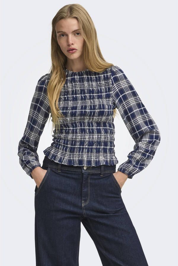 ONLY top donkerblauw