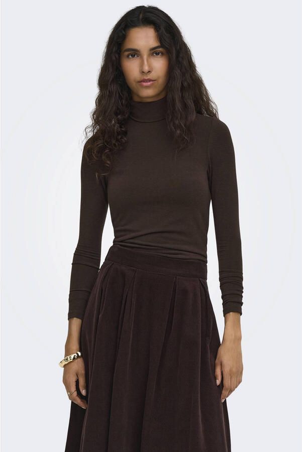 Only Regular fit shirt met lange mouwen met viscose model 'GLAMOUR'
