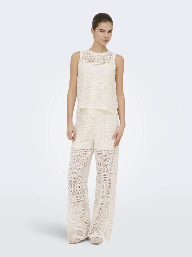 ONLY top ecru crochet - Foto 2