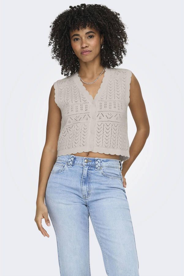 Only Blouse Noos Irina Vest Pumice Stone