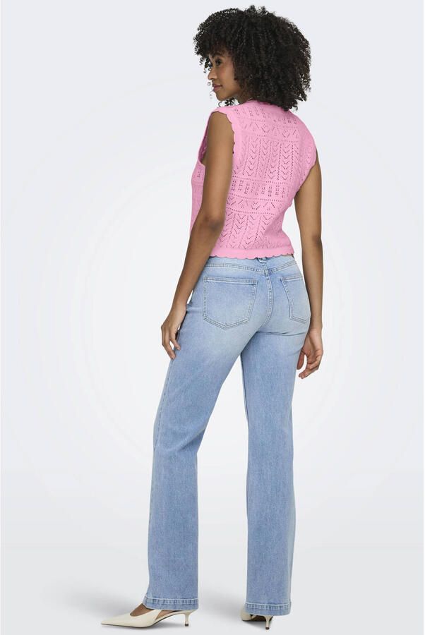 ONLY top gebreid roze - Foto 2