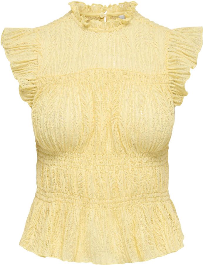 Only slim fit blousetop met rucheskraag model 'SHAILA' - Foto 2