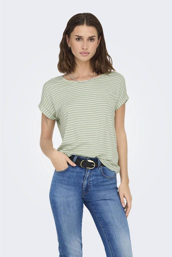Only Moster Stripe S S Shirt Dames - Foto 3