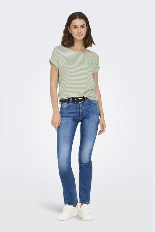 Only Moster Stripe S S Shirt Dames - Foto 2