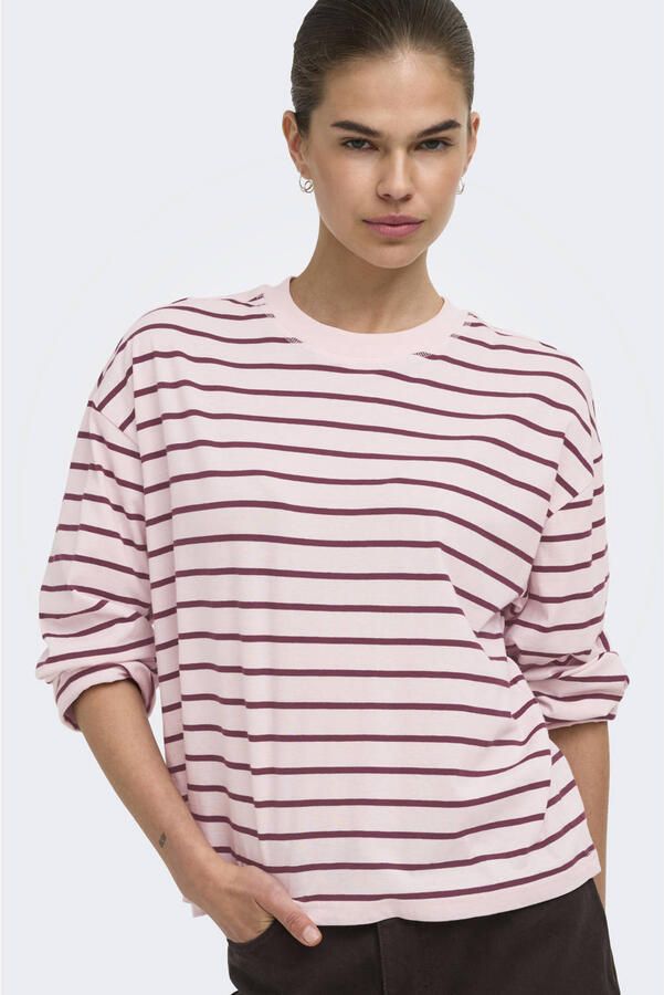 ONLY top lichtroze donkerrood