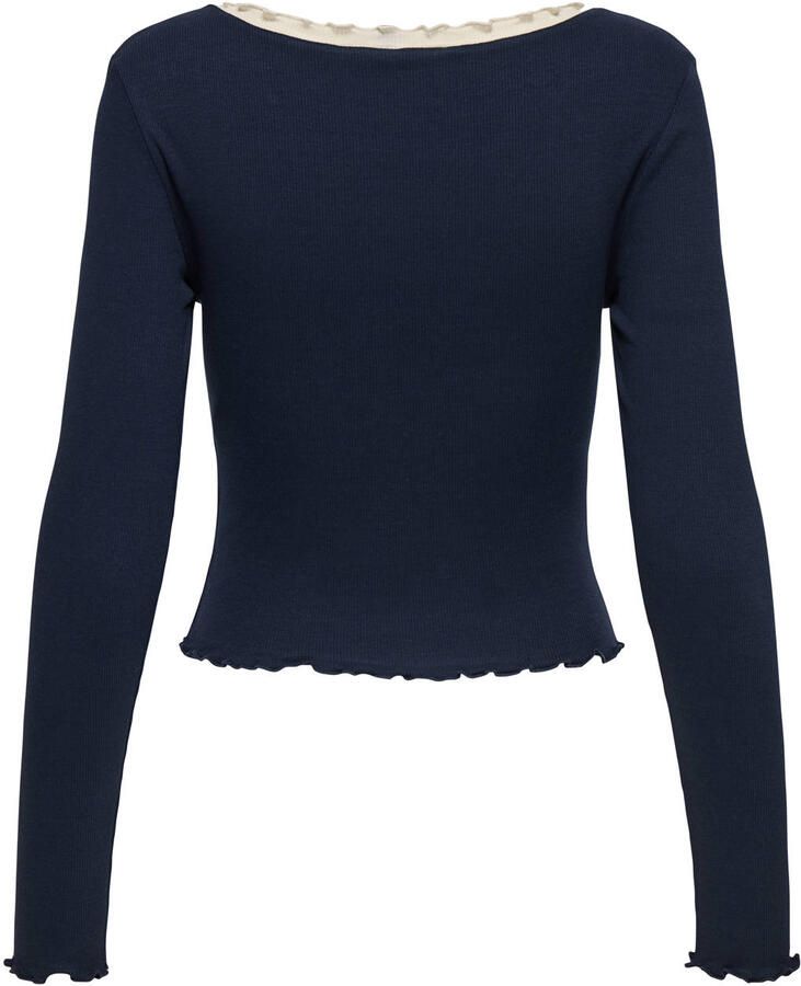 ONLY top marineblauw
