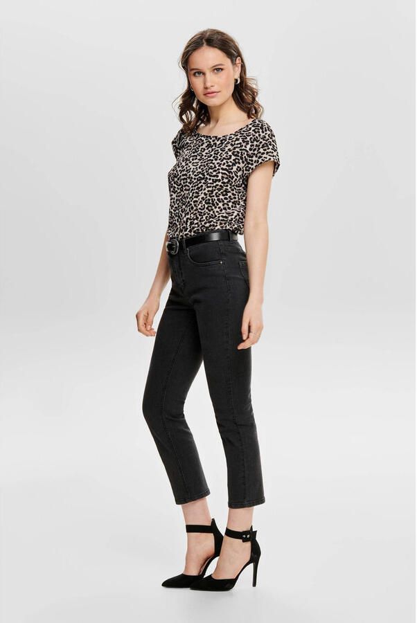 Only Relaxed fit blousetop van crêpe-kwaliteit model 'VIC'