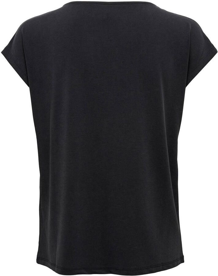 Only Shirt met V-hals ONLFREE S S MOD.V-NECK TOP JRS NOOS - Foto 2