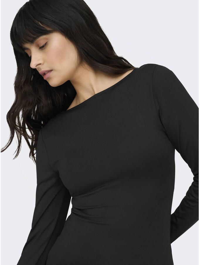 Only Shirt met lange mouwen ONLEA L S 2-WAY DEEP NECK TOP JRS NOOS - Foto 2