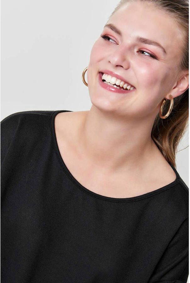 Only Shirt met 3 4-mouwen ONLELCOS 4 5 SOLID TOP