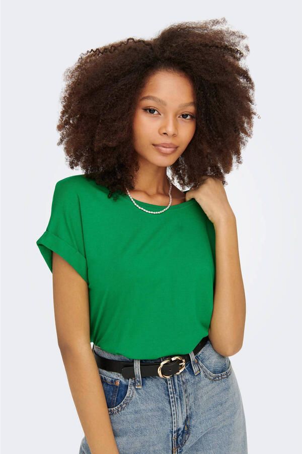 Only T-shirt ONLMOSTER – Shirt met korte mouwen en omslag en klassieke look - Foto 2