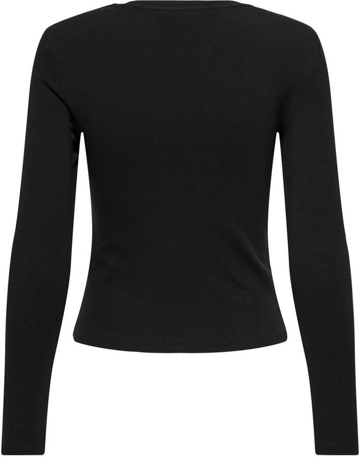 Only Slim fit longsleeve van katoenmengsel model 'RILEY' - Foto 2