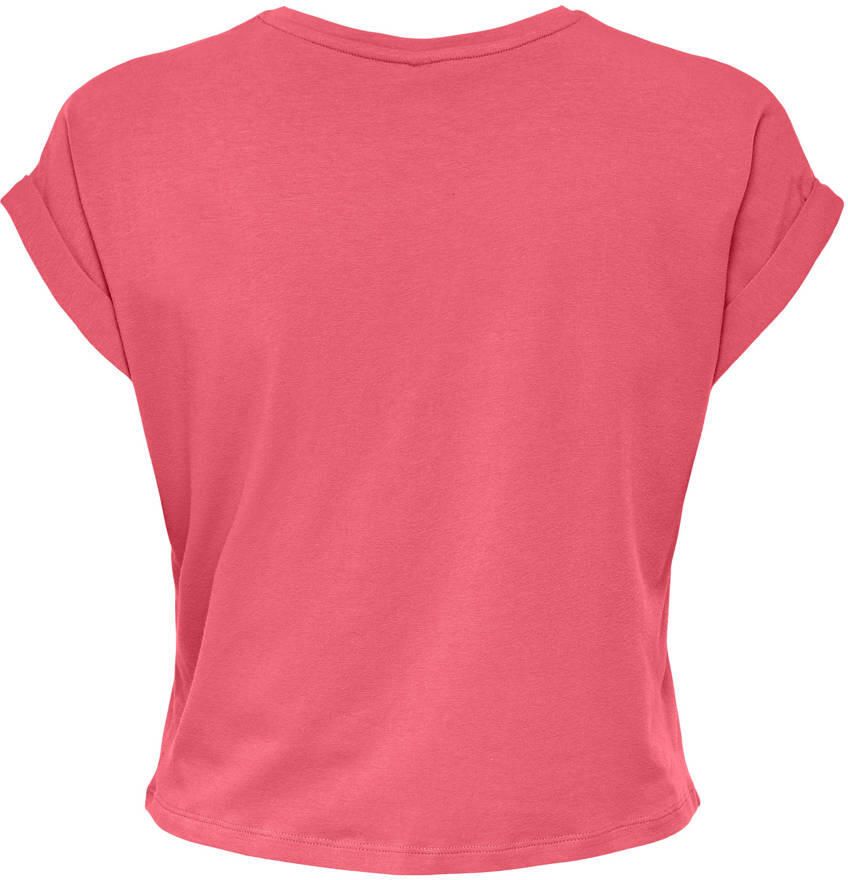 Only Shirt met korte mouwen ONLREIGN S S KNOT TOP NN