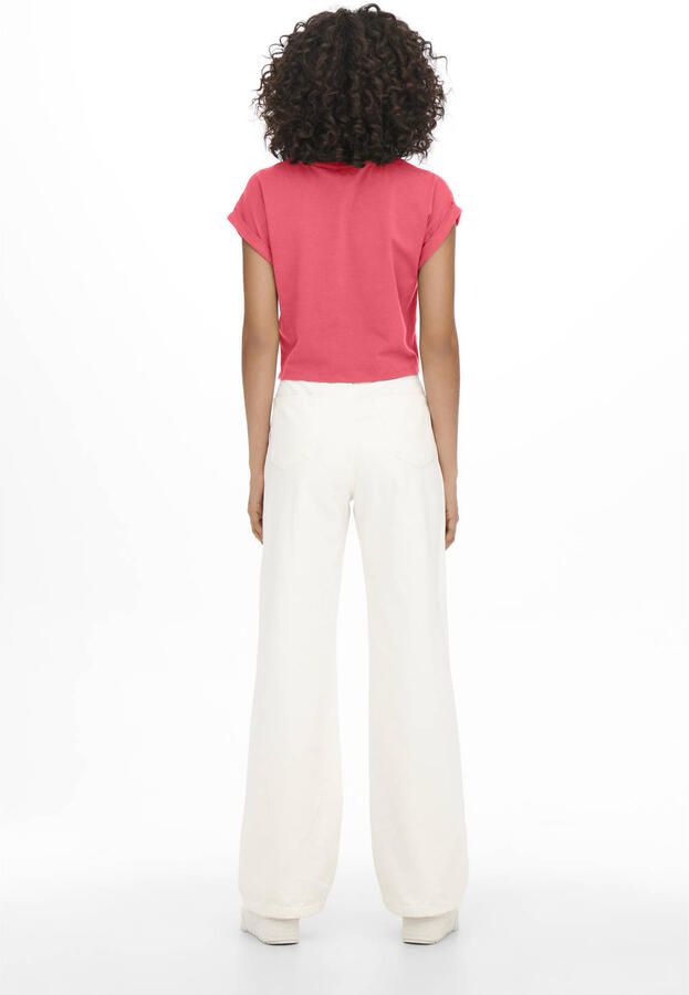 Only Shirt met korte mouwen ONLREIGN S S KNOT TOP NN - Foto 2