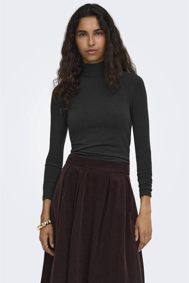 Only Regular fit shirt met lange mouwen met viscose model 'GLAMOUR'