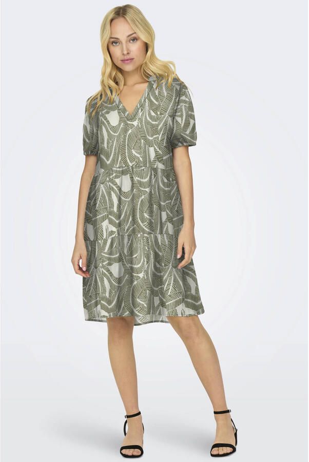 ONLY trapeze jurk met zebraprint