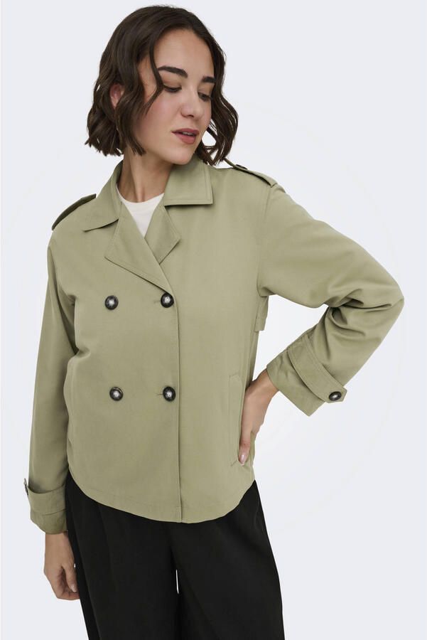 Only regular fit trenchcoat-jack met reverskraag model 'HANNAH' - Foto 2