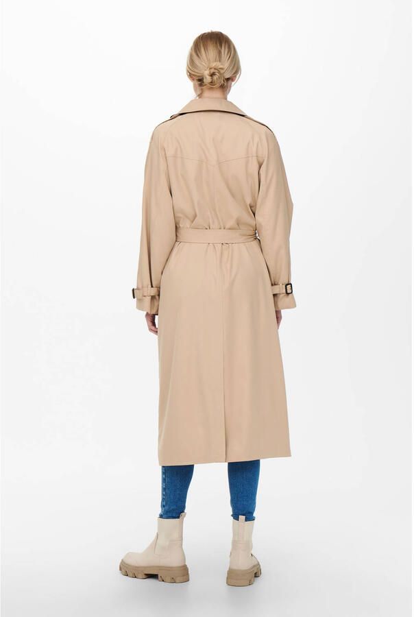 Only Regular fit trenchcoat met reverskraag model 'CHLOE'