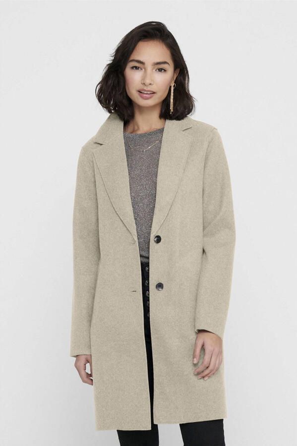 Only Regular fit lange jas met binnenstebuitennaden model 'CARRIE' - Foto 2