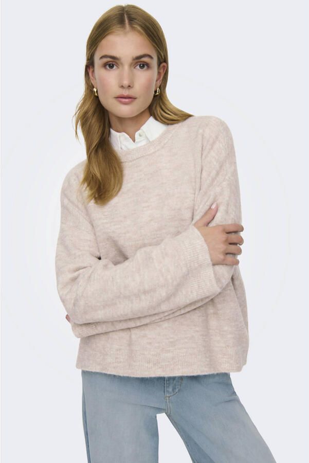 Only Regular fit gebreide pullover met ronde hals model 'SIMONI'