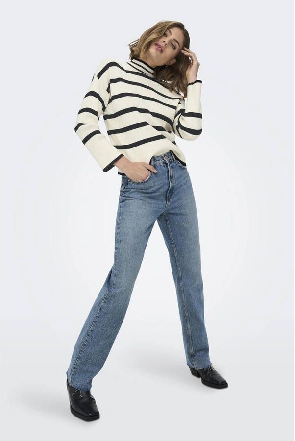 Only Regular fit gebreide pullover van viscosemix model 'LIBI' - Foto 2