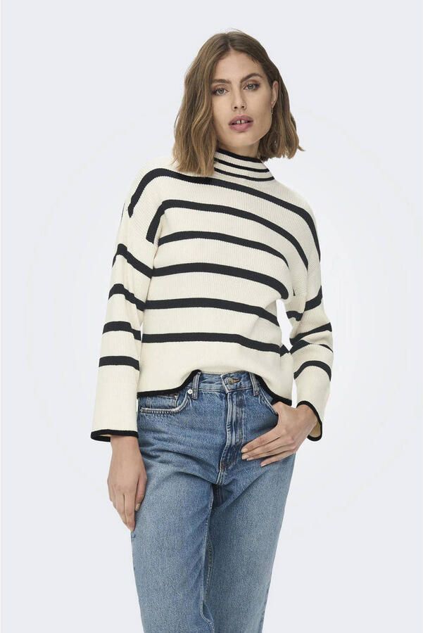 Only Regular fit gebreide pullover van viscosemix model 'LIBI'