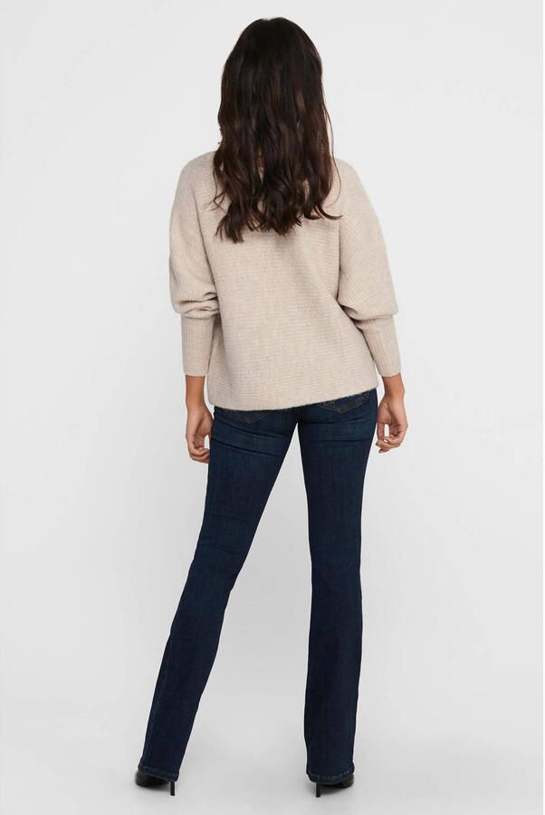 Only Regular fit gebreide pullover met vleermuismouwen model 'DANIELLA' - Foto 2