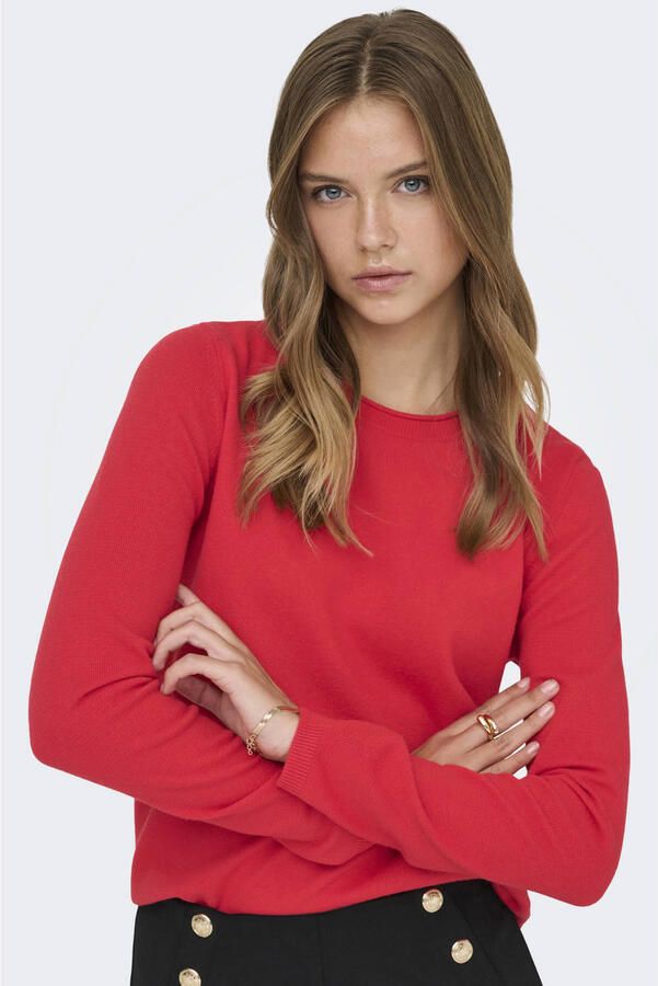 ONLY trui gebreid rood