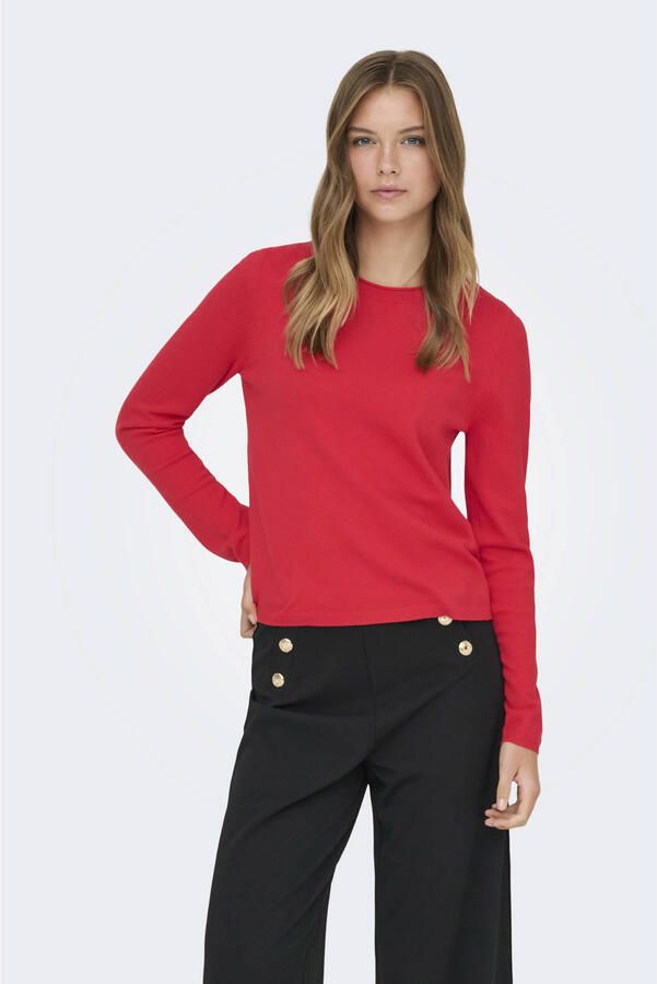ONLY trui gebreid rood - Foto 3