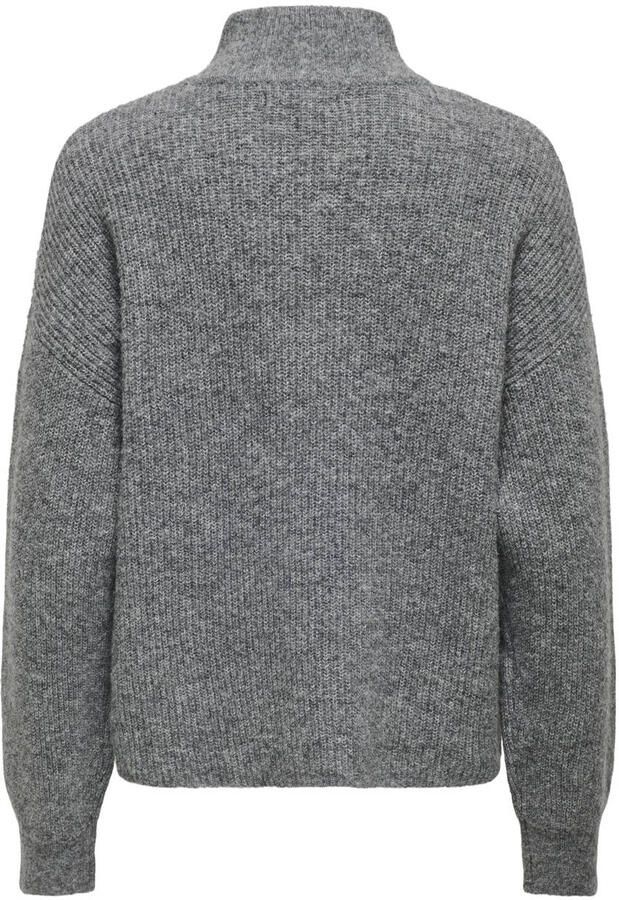 Only Gebreide trui ONLTOKYO SOLID L S ZIP PULLOVER KNT NOOS - Foto 2