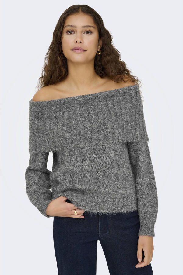 Only Regular fit gebreide pullover met wol model 'SHINE'