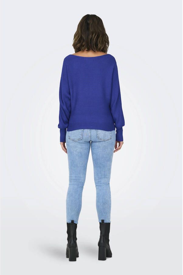 ONLY trui ONLADALINE met textuur blauw - Foto 2