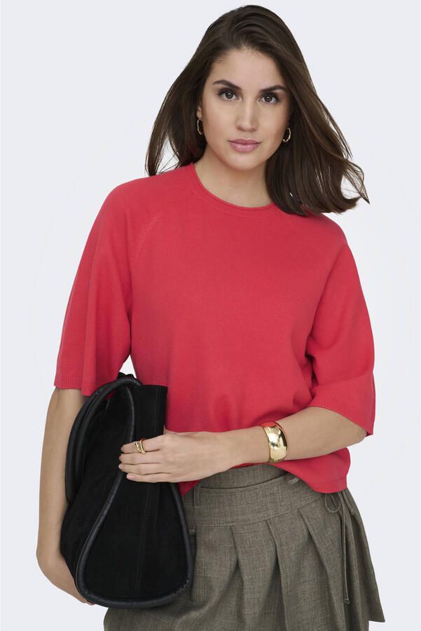 ONLY trui rood gebreid - Foto 3
