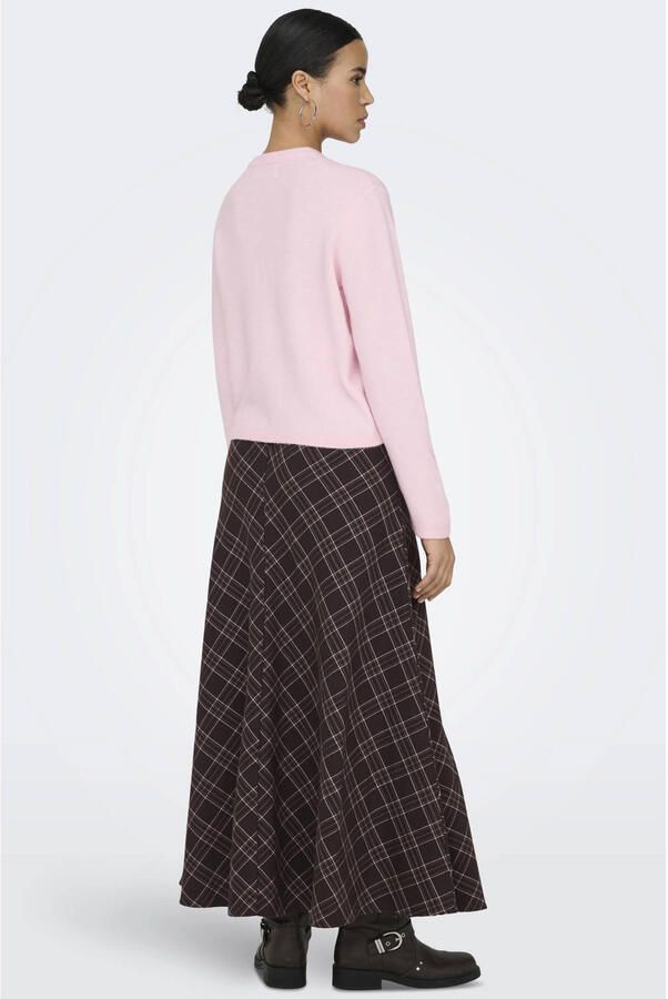 Only Regular fit gebreid jack met enkele knoopsluiting model 'SIMONI' - Foto 2