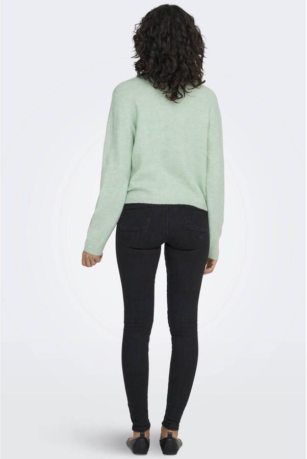 Only Regular fit gebreid jack met enkelrijige knoopsluiting Model 'SIMONI' - Foto 2