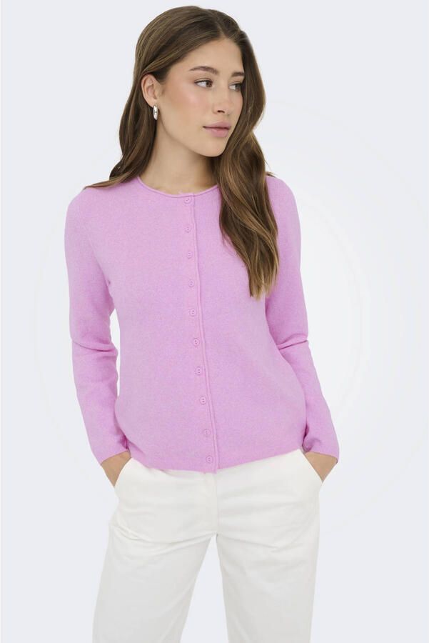 ONLY vest lila gebreid
