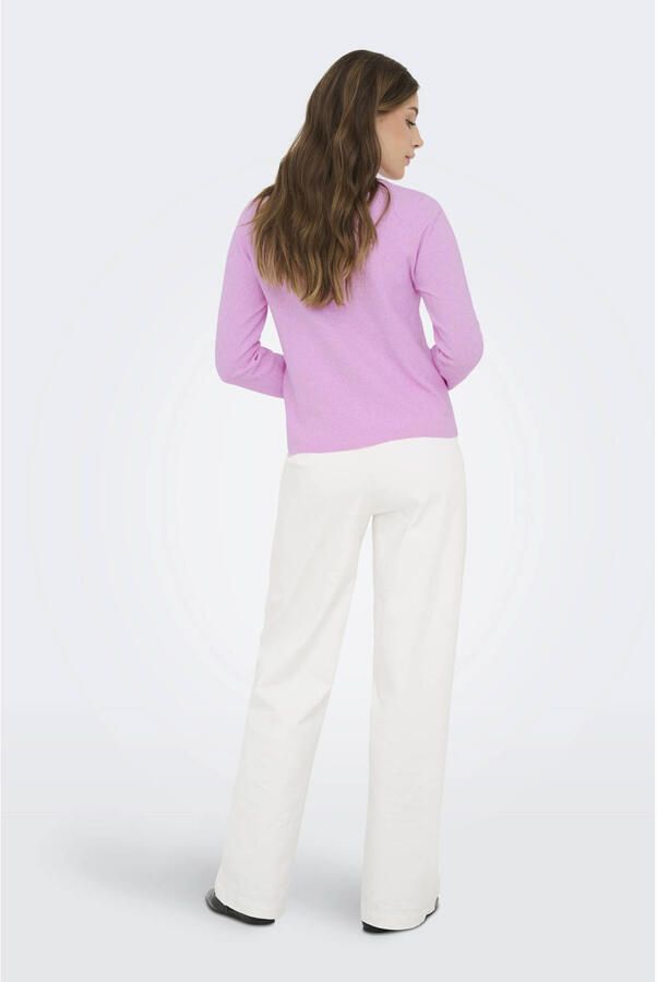 ONLY vest lila gebreid - Foto 3