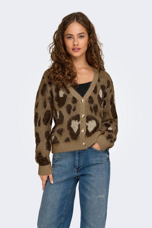 Only Vest Onledelie Life Ls Jq Cardi V-Neck Knt 15353090 - Foto 2