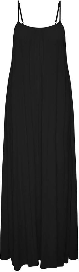 ONLY viscose maxi halterjurk zwart - Foto 3