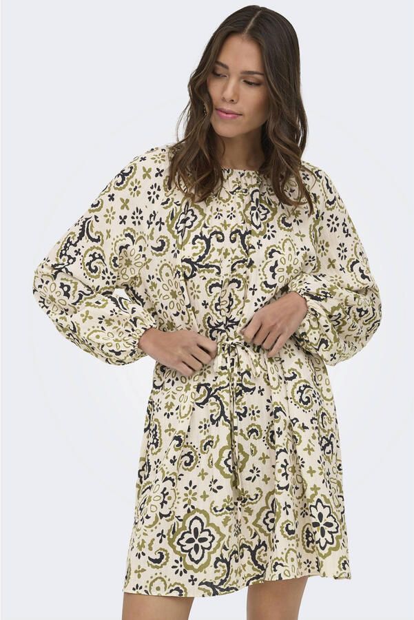 ONLY viscose mini jurk met print meerkleurig - Foto 3