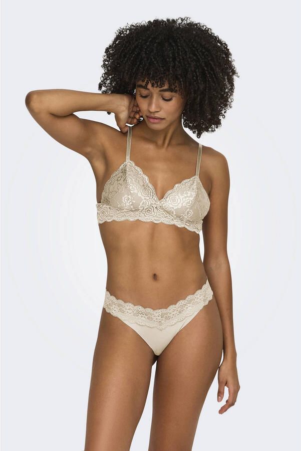 ONLY voorgevormde bralette ONLCHLOE ecru