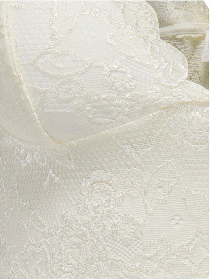 Only Kanten top ONLCHLOE – Kanten-bh met gevoerde cups en stretch regular fit vrouwelijk kant synthetische vezel v-hals - Foto 2