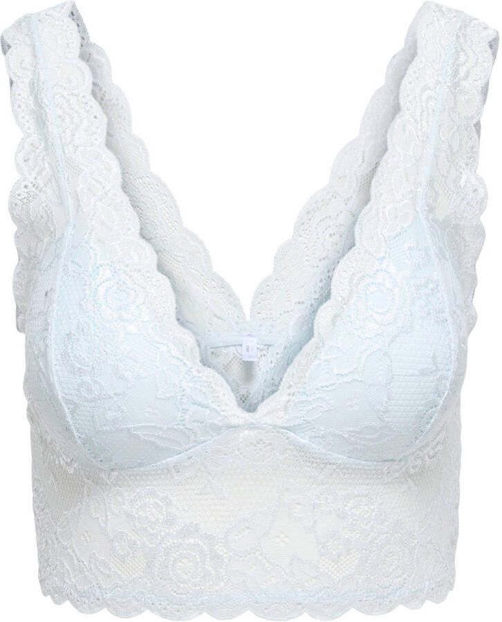ONLY voorgevormde bralette ONLCHLOE ijsblauw - Foto 3