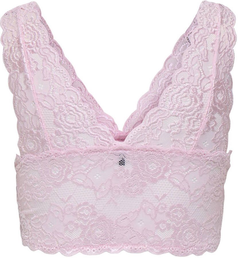 ONLY voorgevormde bralette ONLCHLOE lichtroze - Foto 3