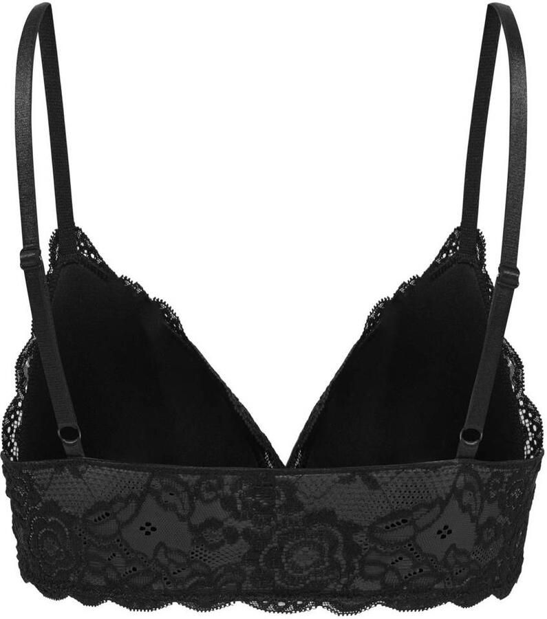 ONLY voorgevormde bralette ONLCHLOE zwart - Foto 2