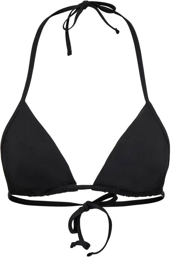 ONLY voorgevormde triangel bikinitopje zwart