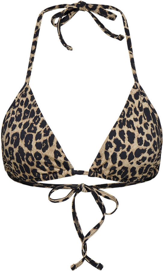 ONLY voorgevormde triangeltop beige zwart